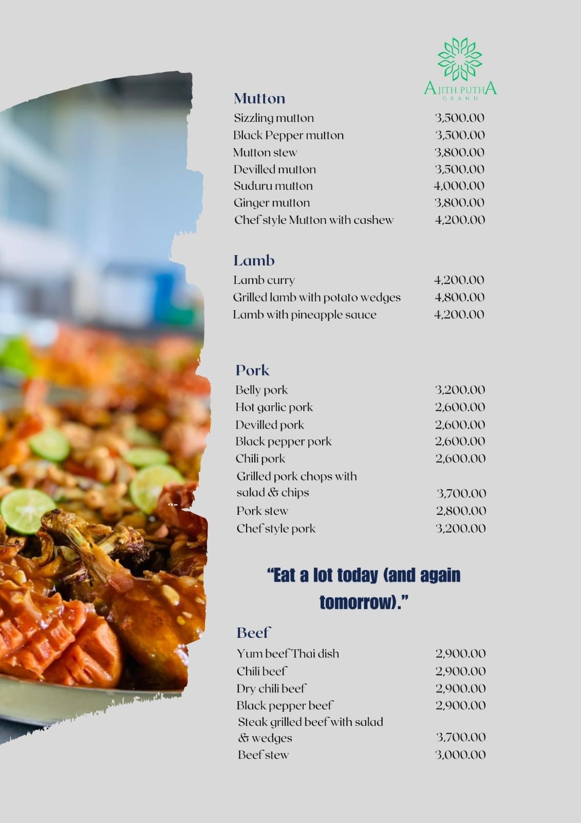 Dining Menu – Page 6