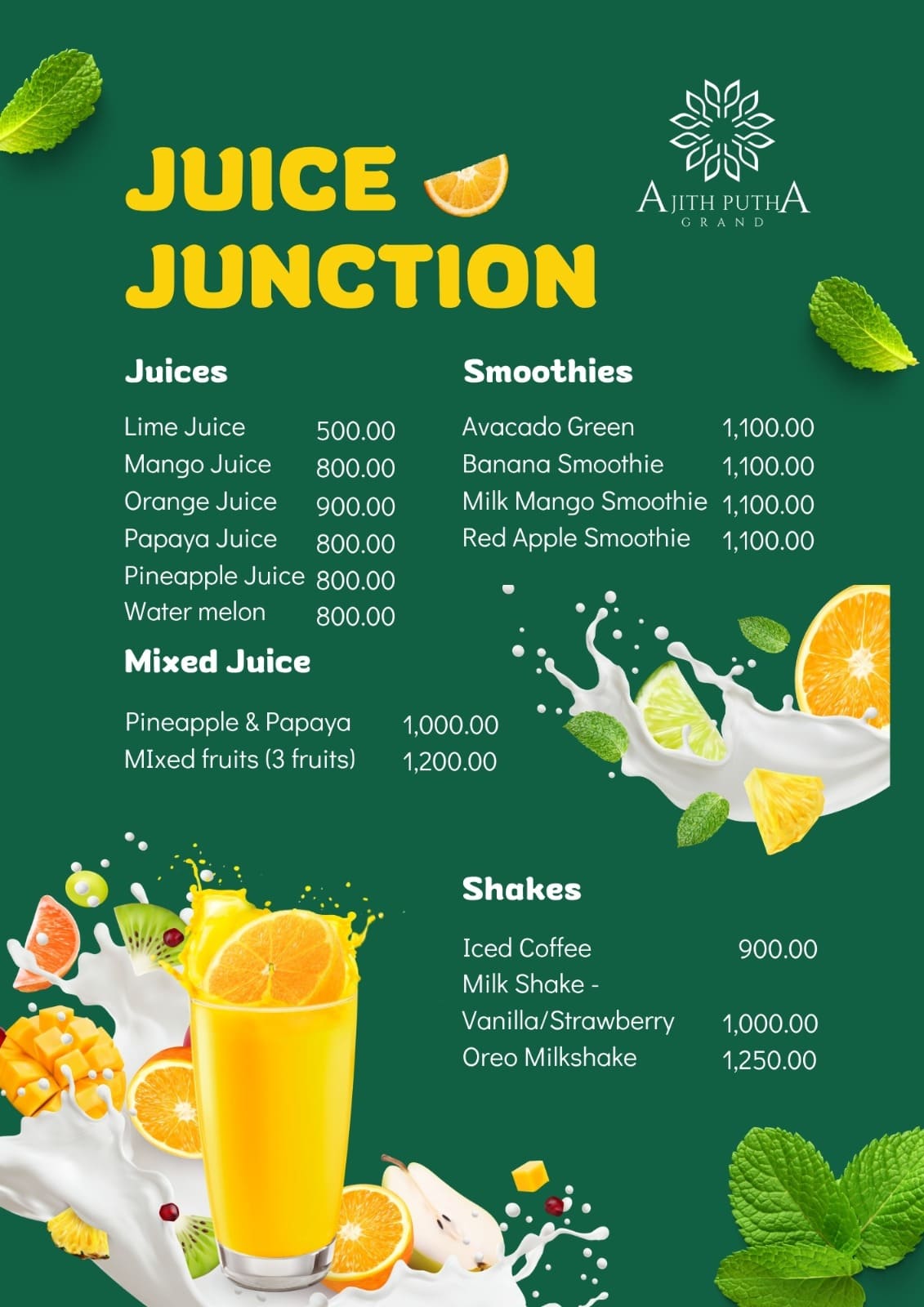 Dining Menu – Page 9